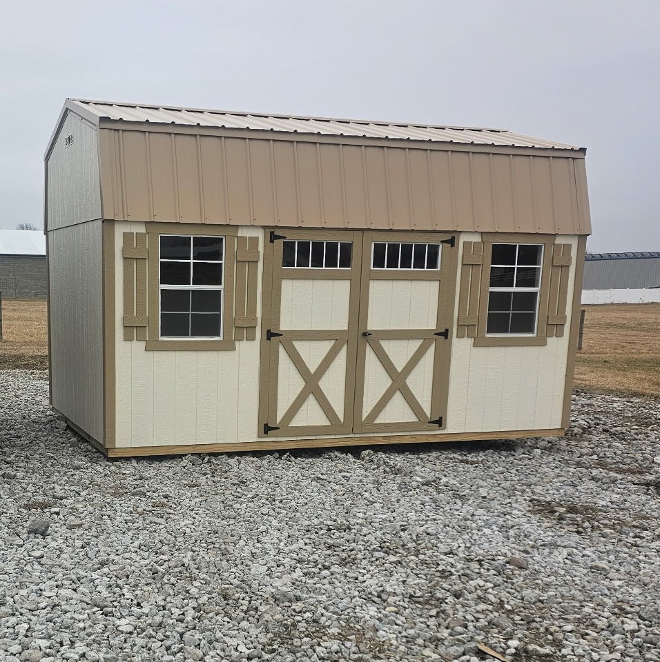 10x16 Lofted Garden Shed